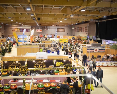 Besucher auf der Herbstmesse in Klagenfurt