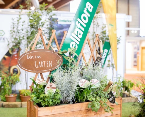 Der Garten der Herbstmesse in Klagenfurt