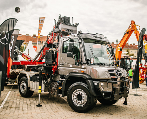 Unimog auf der Holzmesse
