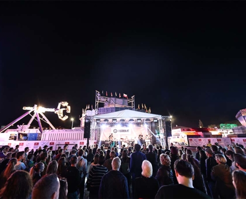 Musikgruppe Karmic am Gaudepark