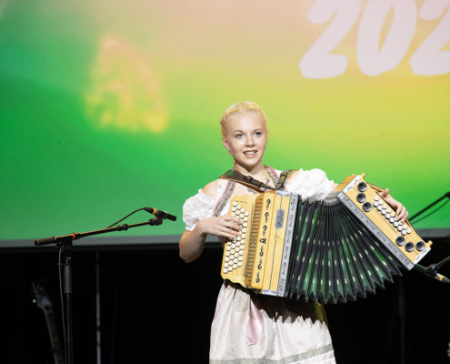 Ziehharmonika spielen