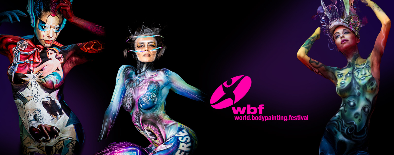 Banner zum world.bodypainting.festival